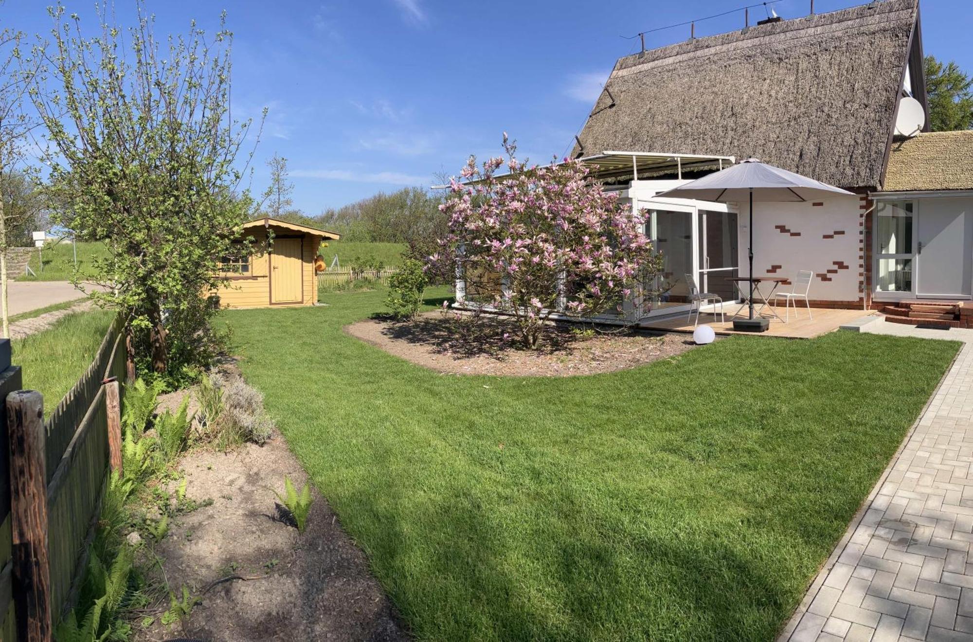 Ferienhaus "Bunter Fisch" - Direkt Am Deich, Stranduebergang 19 Дирхаген Екстериор снимка